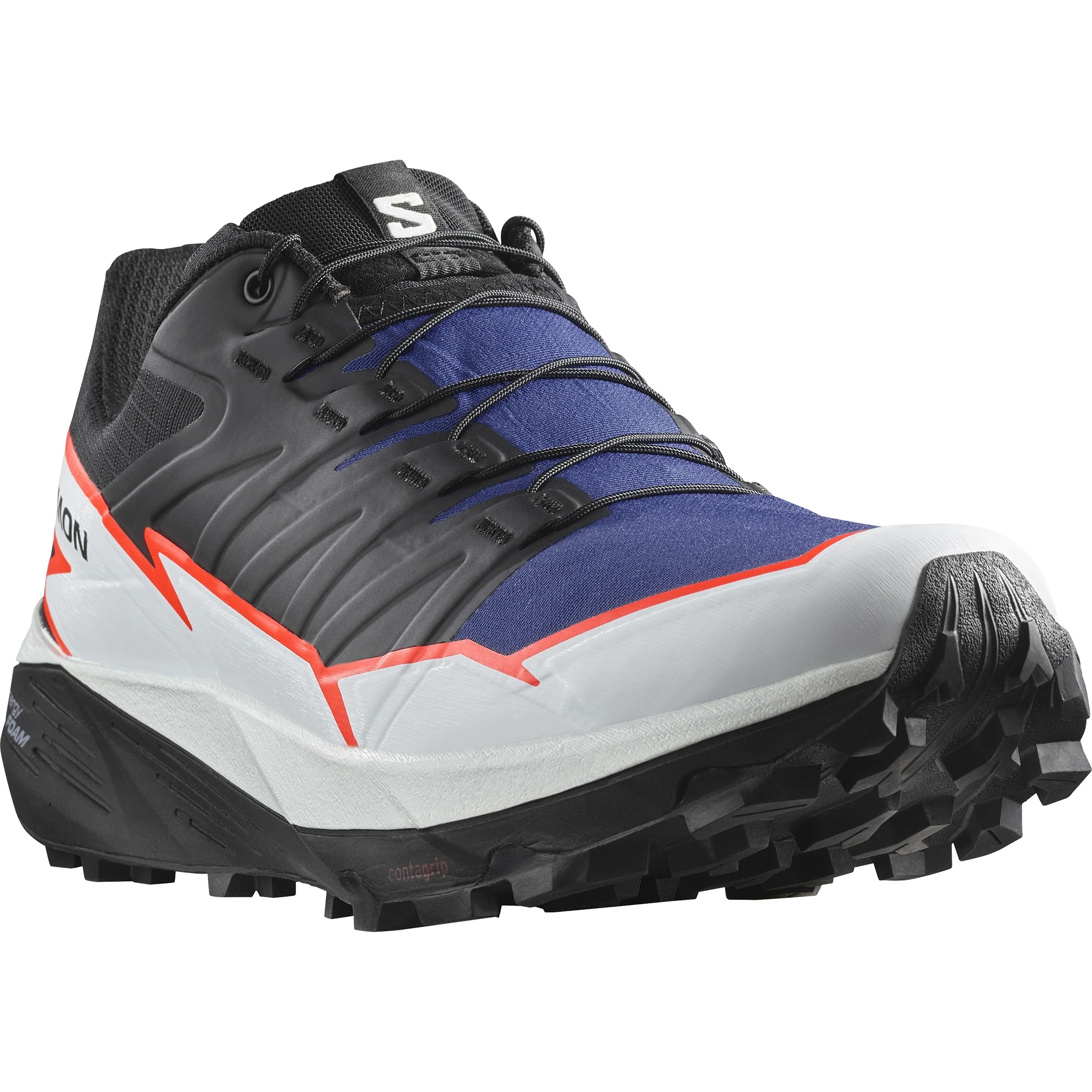 Salomon Thundercross: ¡Domina las olas con estilo y energía en negro y llama neon!